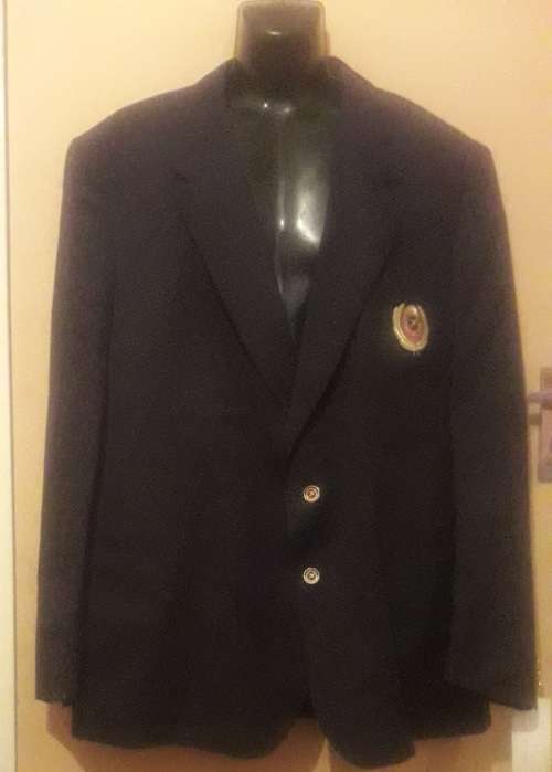 Mens - Black SAA Jacket - Make - SAA SAL  - Size - long to fit chest 127cm-50