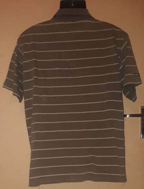 Mens - Brown and White Shirt - Make - Jeep - Size - L