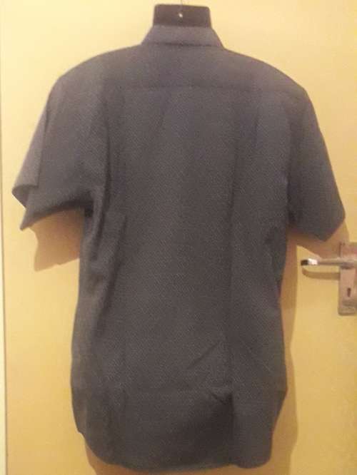 Mens - Grey and White Shirt - Make - Rock and Edge - Size - XL-17-17half