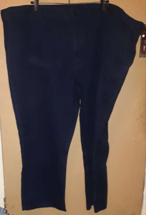Mens - Dark Blue Pants - Make - Ventini - Size - 54