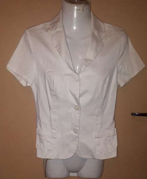 Ladies - White Blazer - Make - Rosati - Size - 34