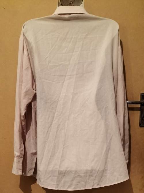Ladies - Pink/White Blouse - Make -  Woolworths - Size - L