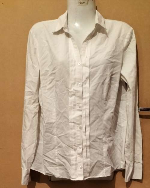 Ladies - White Blouse - Make - David Jones - Size - 12
