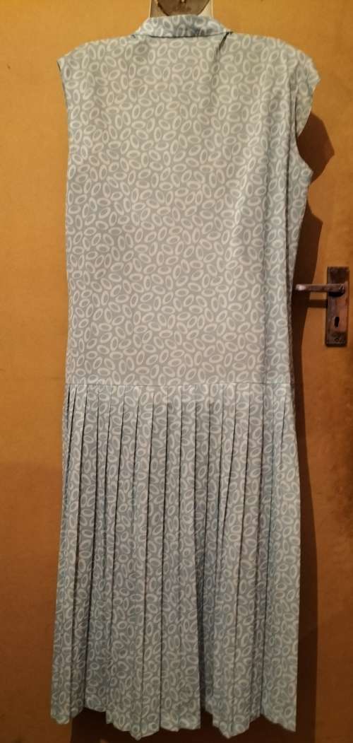 Ladies - Blue & White Dress - Make - Lora Fashions - Size - 12