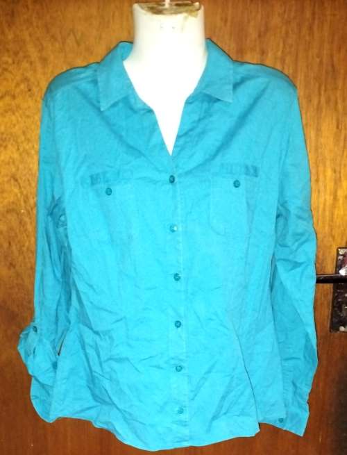 Ladies - Blue Blouse - Make - Kelso Casuals - Size - 12