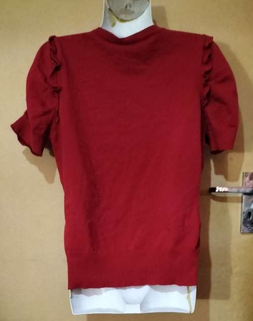 Ladies - Red Cardigan - Make - Massumi - Size - 12/36