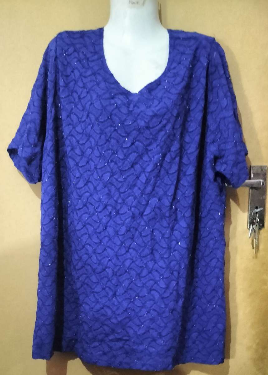 Ladies - Blue Blouse - Make - no make - Size - no size