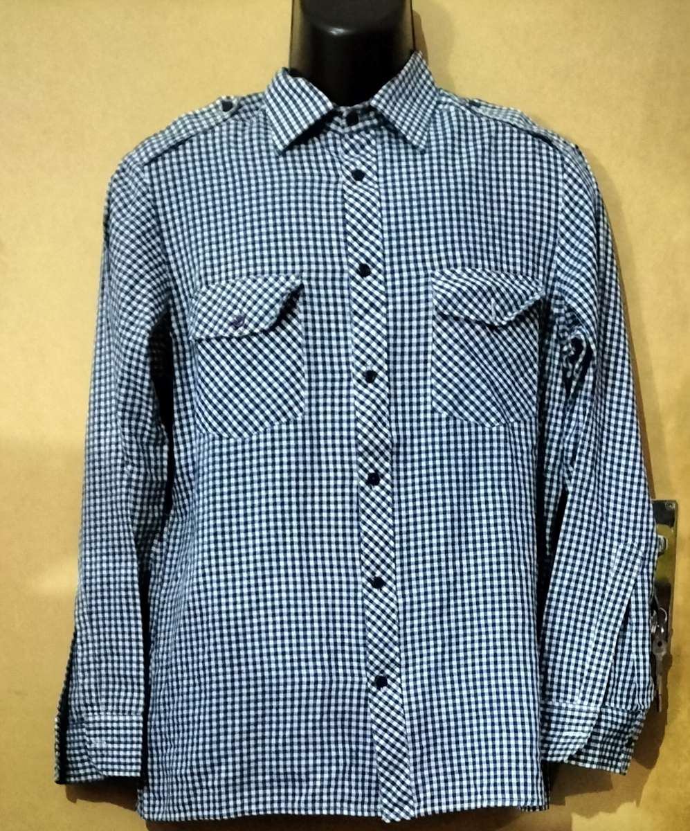 Mens - Multicolored Shirt - Make - Servus - Size - 15 half, 39cm