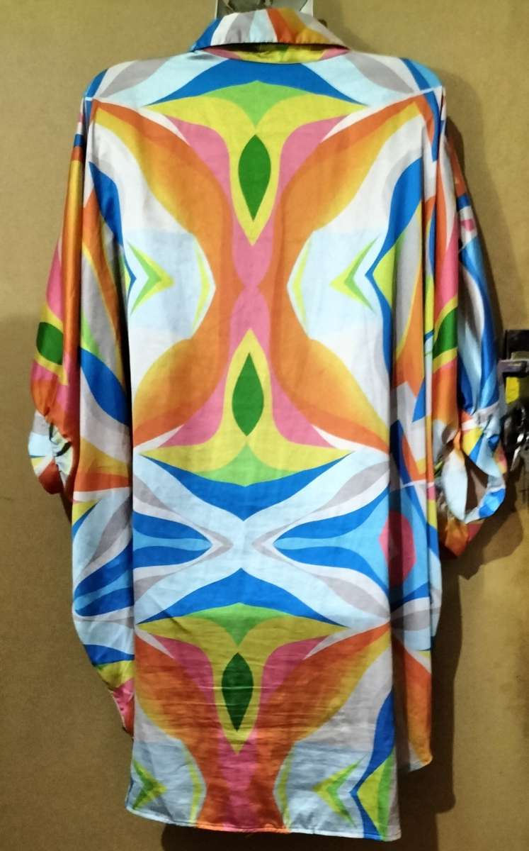 Ladies - Multicolored Blouse - Make - Le Couture - Size - XL