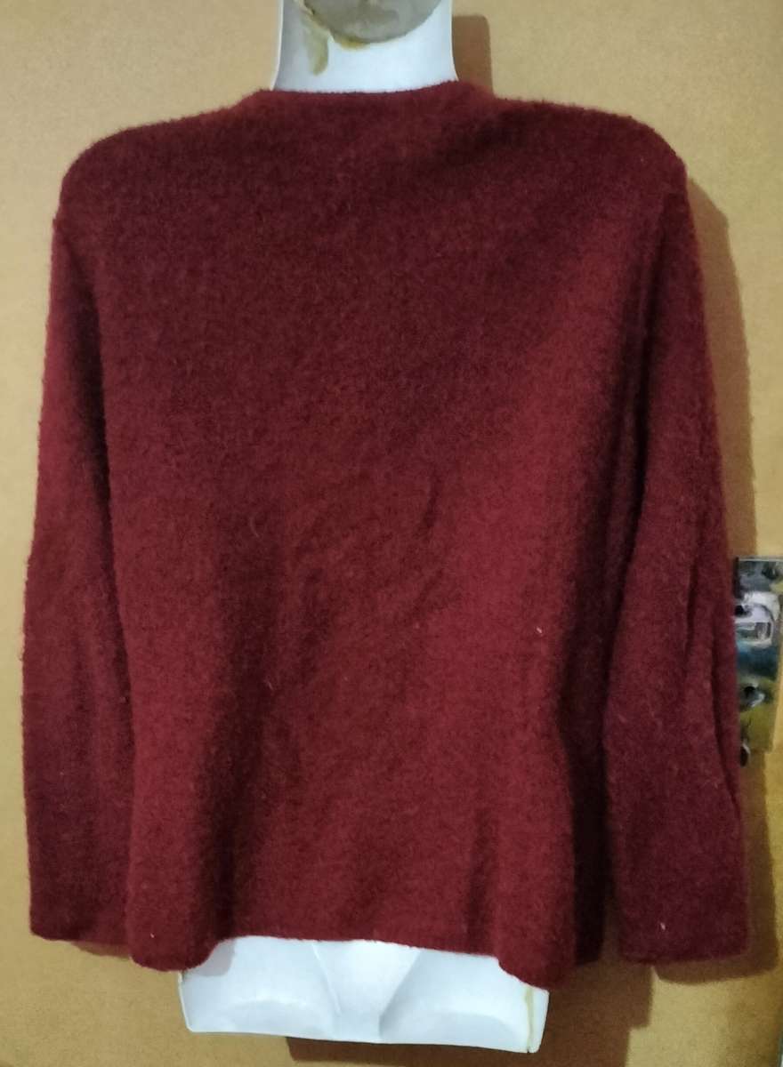 Ladies - Maroon Cardigan  - Make - Woolworths - Size - M