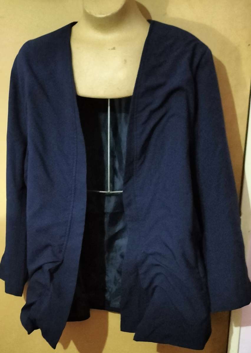 Ladies - Blue Blazer - Make - Gina @ Work - Size - 48