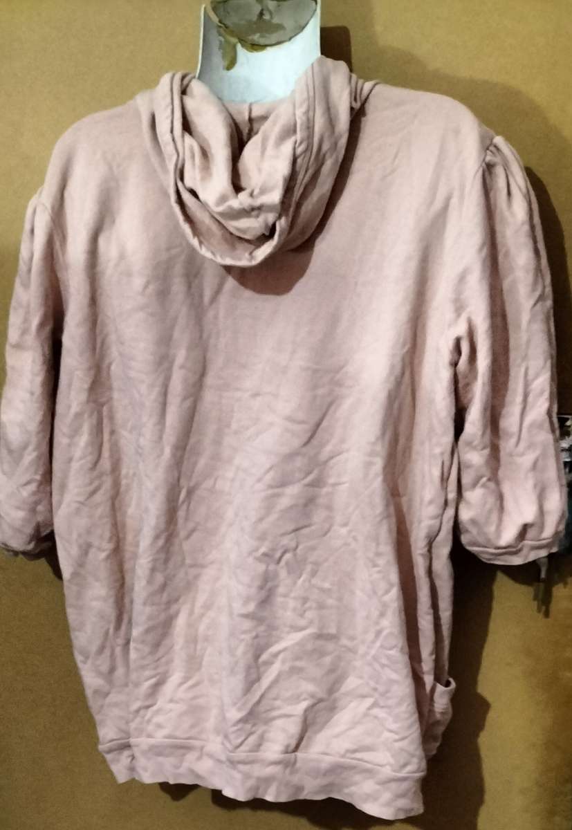 Ladies - Peach Hoodie Top - Make - Insync - Size - 38