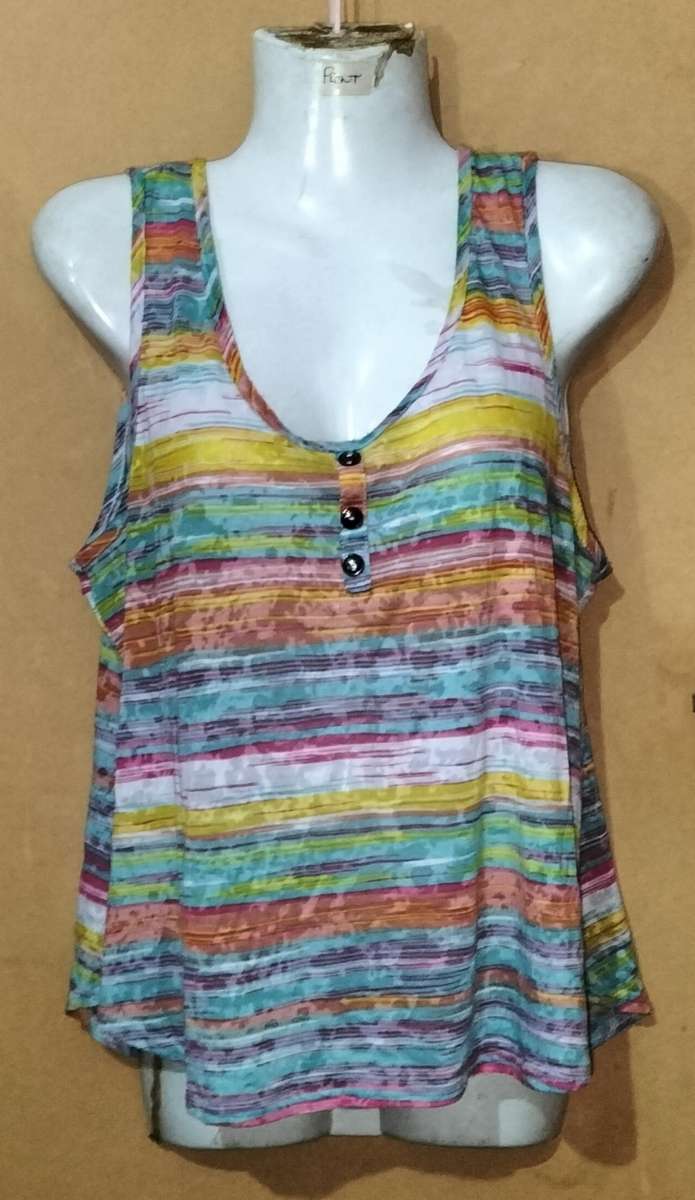 Ladies - Multicolored Top - Make - Casual Insync - Size - XL