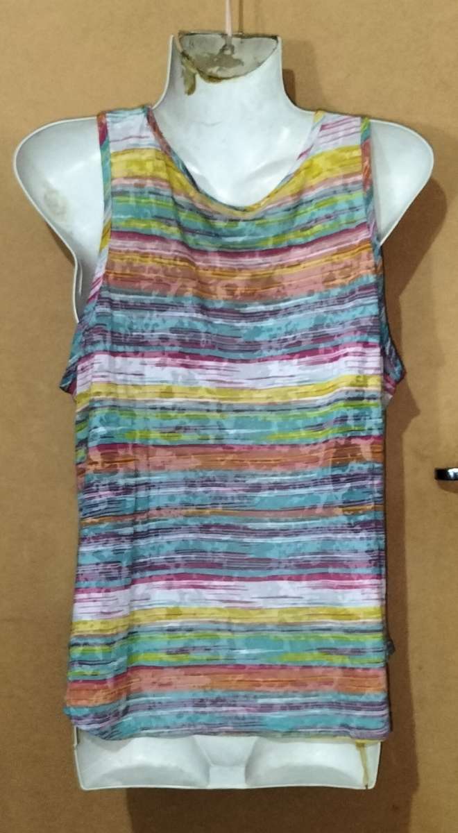 Ladies - Multicolored Top - Make - Casual Insync - Size - XL
