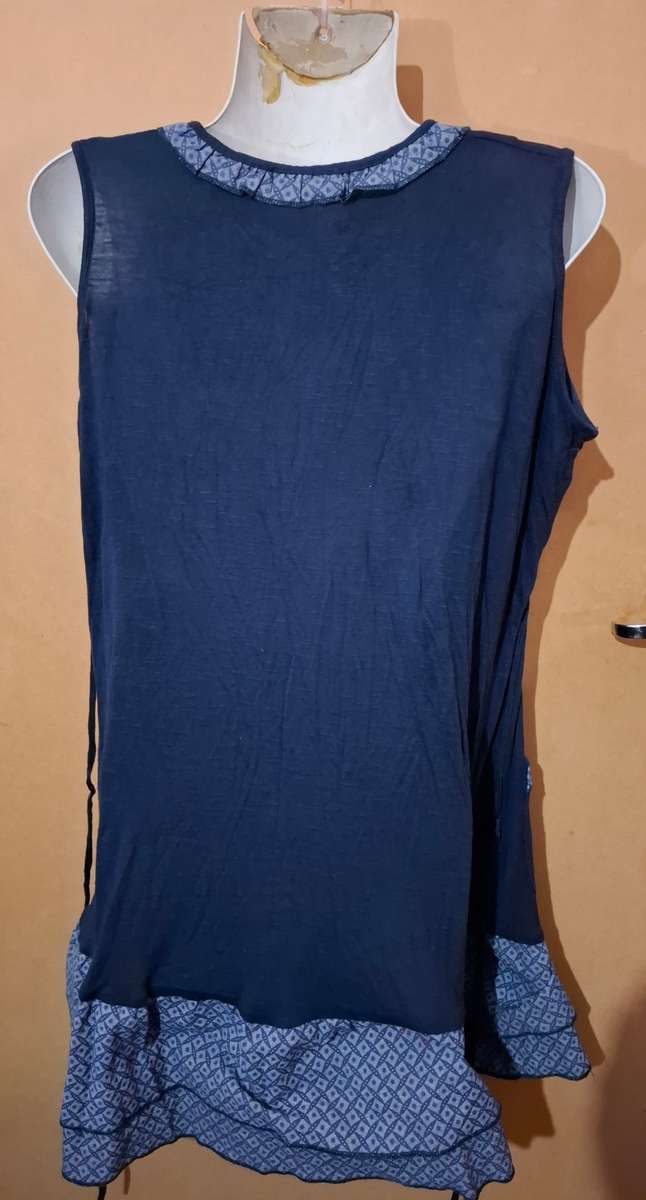 Ladies - Short Multicolored Dress or Top - Make - Olive De Olive - Size - XL