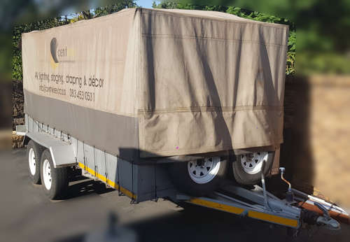 Trailer double braked axle 3.5 ton