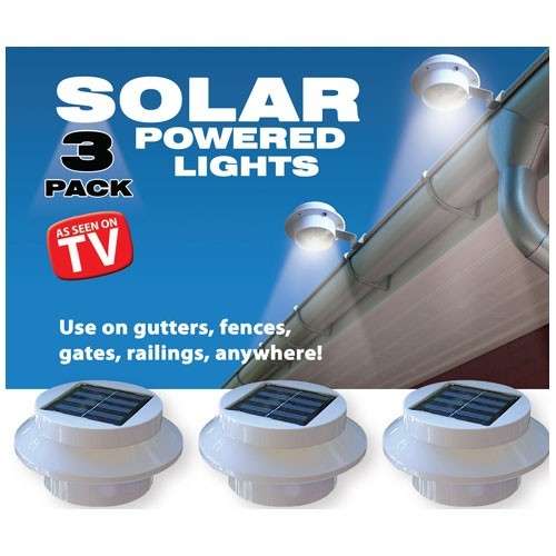 Solar Powered Lights 3 Pack