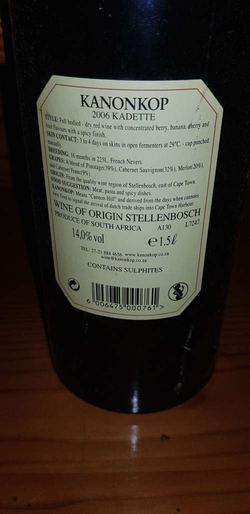 GROOTE POST THE OLD MAN'S BLEND 2007 1.5L