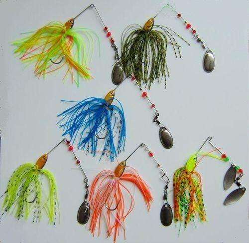 bass fishing lures (spinner baits)