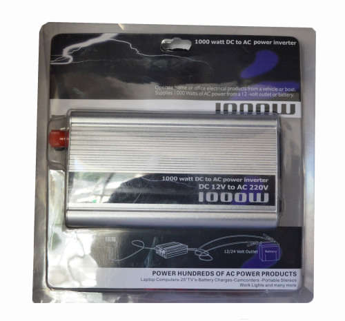 Inverter 1000w (power based on amps not based on peak power) Inverter 1000w (power based on amps not