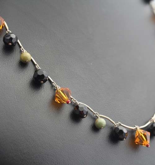 STUNNING VINTAGE STERLING SILVER 925 NECKLACE. A HEAVY 23,34 grams