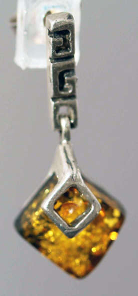 REAL AMBER AND STERLING SILVER DROP AND DANGLE EARRINGS. 925. BALTIC AMBER FROM POLAND!