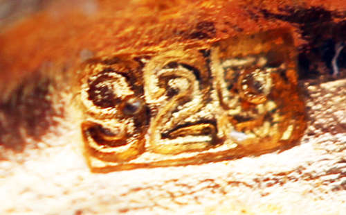 CONTEMPORARY GOLDEN HUED STERLING SILVER EARRINGS WITH DIAMOND ACCENTS