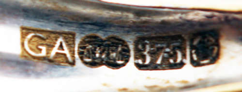 TIMELESS DIAMOND TWIST DESIGN 9CT YELLOW GOLD RING *JEWELLER CERTIF R5460* ENGLISH SHEFFIELD ASSAY