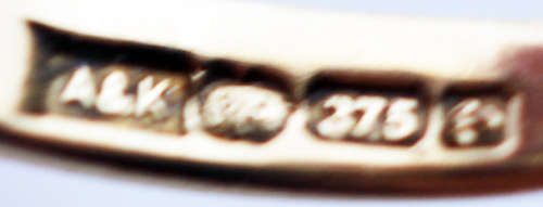 UNUSUAL VINTAGE SOLITAIRE CITRINE 9CT YELLOW GOLD RING. FLORAL DETAIL. BIRMINGHAM ASSAY.