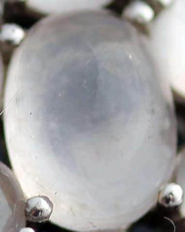 GORGEOUS AMETHYST & ROSE QUARTZ STERLING SILVER 925 CLUSTER RING GEM CERTIFICATE of AUTHENTICITY Inc