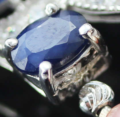 SUMPTUOUS TRIPLE STRAND NATURAL PINK PEARL NECKLACE.  REAL BLUE SAPPHIRE GEMSTONES STERLING SILVER