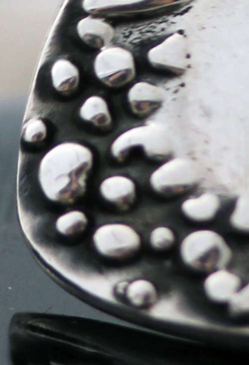 VINTAGE SOLID  STERLING SILVER TEASPOON RING. FLORAL DESIGN. COLLECTABLE PIECE. 925.