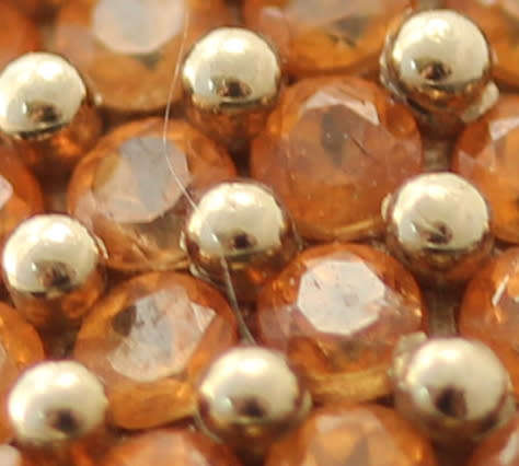 VIVID LARGE CITRINE GEMSTONE 9ct GOLD RING VINTAGE RECTANGULAR CHEQUER BOARD BIRMINGHAM ASSAY