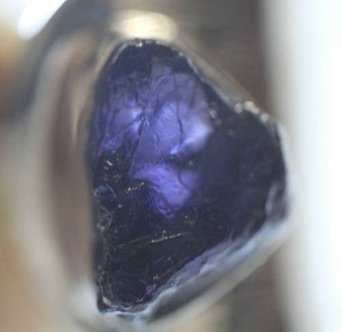 UNUSUAL ROUGH CITRINE STERLING SILVER RING. 925. LARGE, HEAVY!