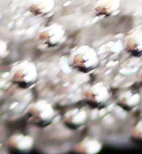 DAINTY VINTAGE DIAMOND 9CT YELLOW GOLD HOOP EARRINGS. 375. BIRMINGHAM ASSAY. 2006