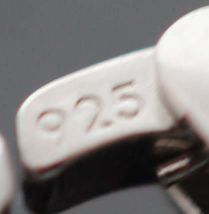 DELICATE CITRINE AND CUBIC ZIRCONIA STERLING SILVER BRACELET. 925.