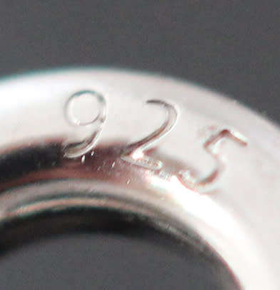 DELICATE LONG Y DESIGN NATURAL PEARL AND CUBIC ZIRCONIA STERLING SILVER PENDANT NECKLACE. 925.