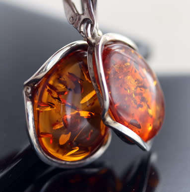 LARGE HANDCRAFTED BALTIC AMBER STERLING SILVER DROP AND DANGLE EARRINGS AMBER FROM POLAND. 49 mm!