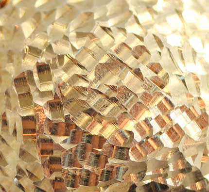 GEOMETRIC HAMMERED-FINISH HANDCRAFTED ITALIAN STERLING SILVER RING LARGE! HEAVY Gold hue finish