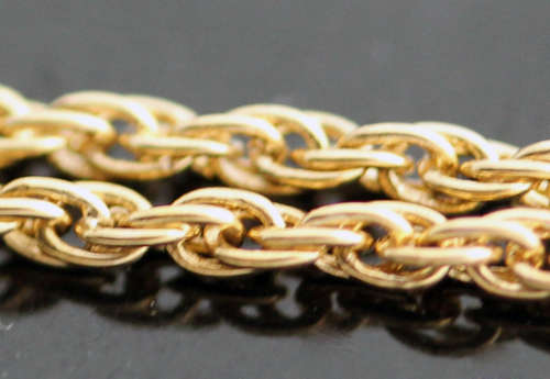 BLACK TAHITIAN BAROQUE PEARL AND NATURAL RUBY GOLD-HUED STERLING SILVER PENDANT ROPE CHAIN