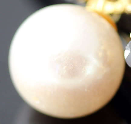 GLAMOROUS LARGE DARK BLUE SAPPHIRE PEARL DROP EARRINGS. STERLING SILVER WITH GOLD HUE FINISH. 925