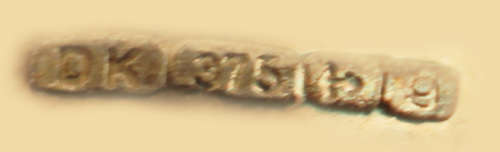 VINTAGE GOLDEN-YELLOW DIAMOND HALF ETERNITY 9CT YELLOW GOLD RING 375 *JEWELLER CERTIFIED AT R14'500