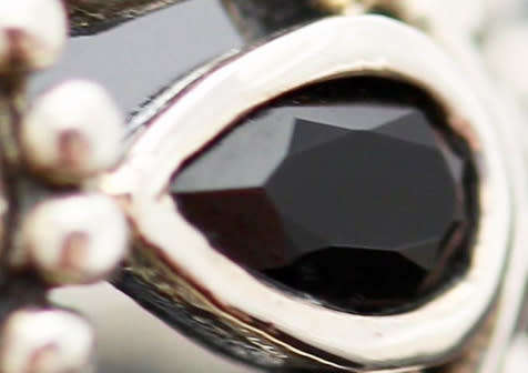 LARGE DOME-SHAPED THICK AND SOLID STERLING SILVER RING REAL CITRINE, GARNET, AMETHYST, TOPAZ