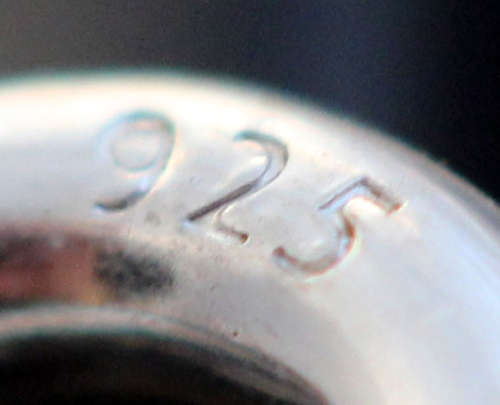 STERLING SILVER OPEN LINK CHAIN NECKLACE WITH AMETHYST AND LARGE ROUND LINKS IN FRONT