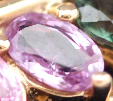 14K YELLOW GOLD NATURAL SAPPHIRE LEAF FROND RING. 375. AFRICA-MINED SAPPHIRES.