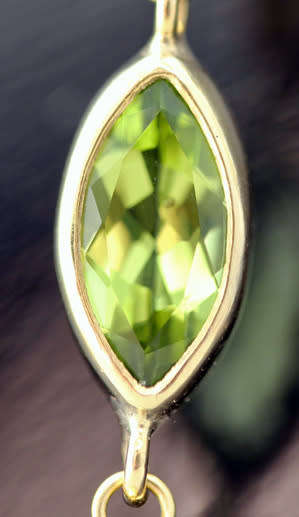 GLAMOROUS RUBY, PERIDOT AND BAROQUE PEARL GOLD-HUED STERLING SILVER DROP & DANGLE EARRINGS. 925