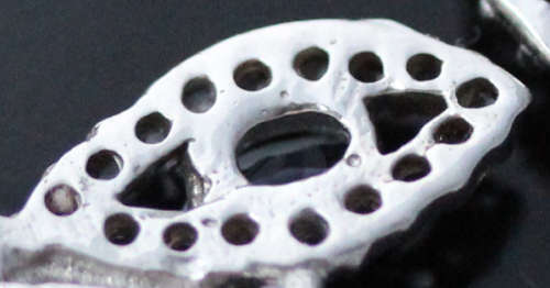 GLAMOROUS TANZANITE, EMERALD AND WHITE TOPAZ STERLING SILVER DROP & DANGLE EARRINGS. 925