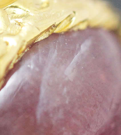 LARGE HANDCRAFTED 'JEWELLERY ART' NATURAL RUBY & GEMSTONE STERLING SILVER RING GUNMETAL GREY FINISH