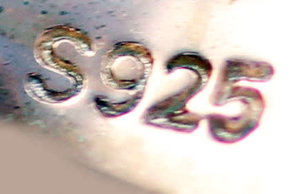 UNUSUAL FLORAL TANZANITE AND BLACK SPINEL ROSE GOLD-HUED STERLING SILVER EARRINGS. 925