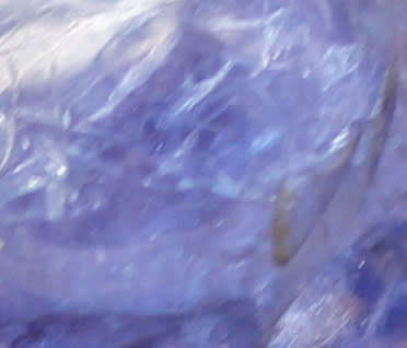 UNUSUAL FLORAL TANZANITE AND BLACK SPINEL ROSE GOLD-HUED STERLING SILVER EARRINGS. 925